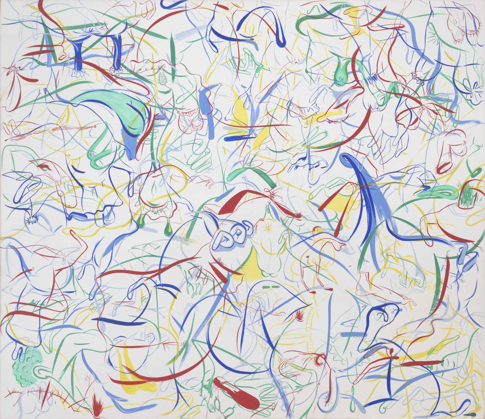 Sue Williams Three Blues, No Orange, 1997