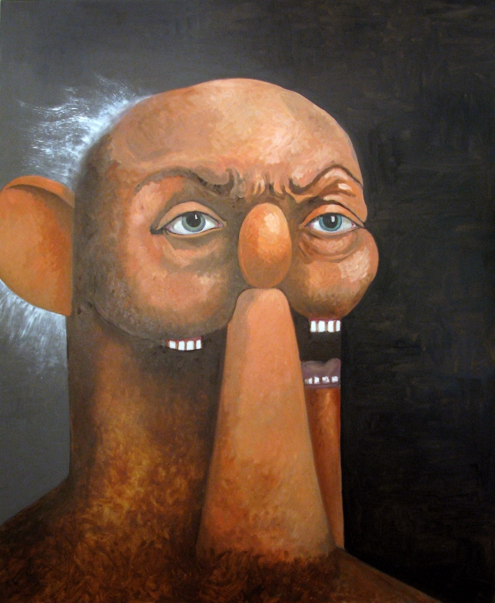 George Condo, Old Man Portrait