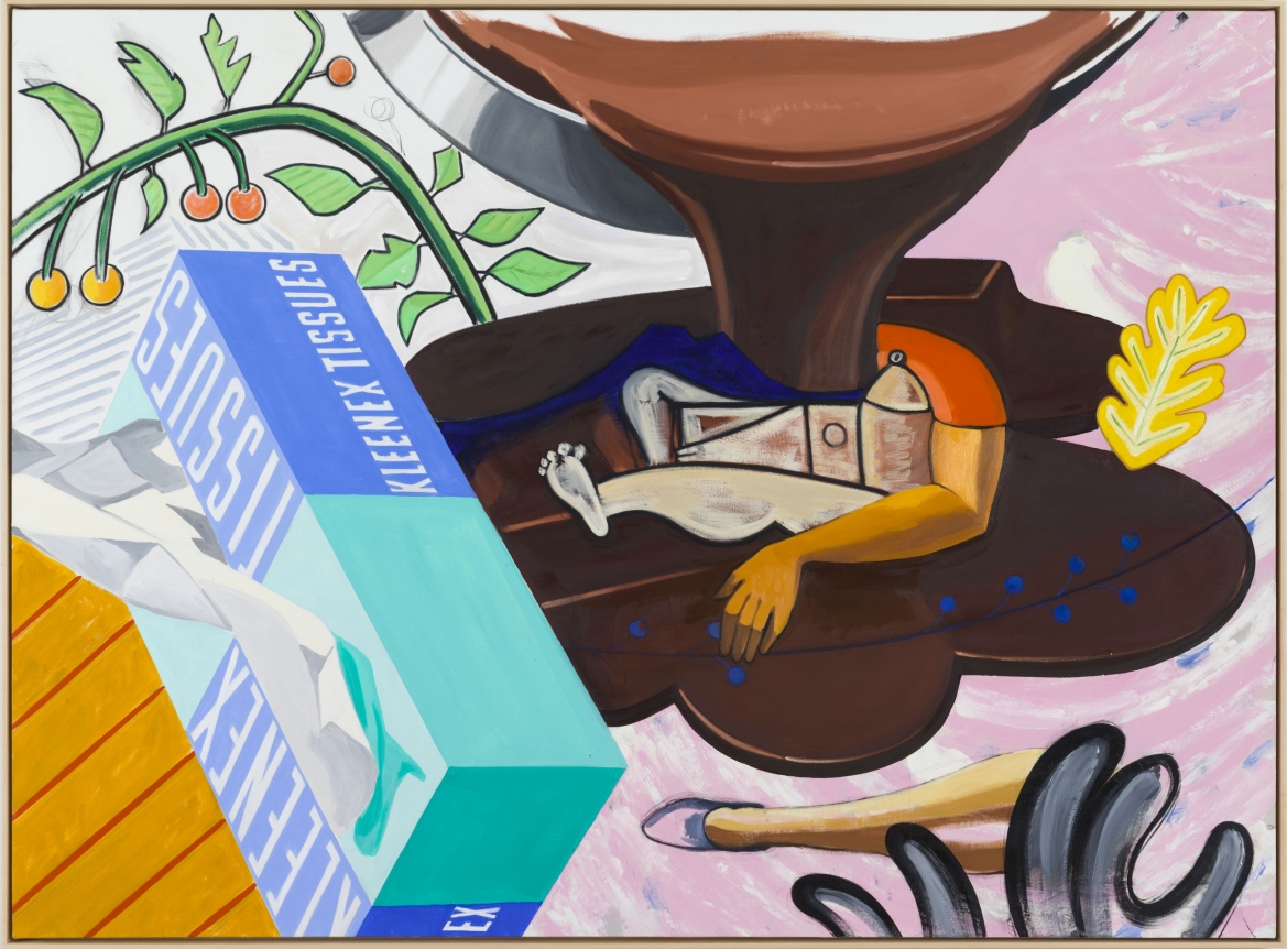 David Salle, My Magic Village, 2017