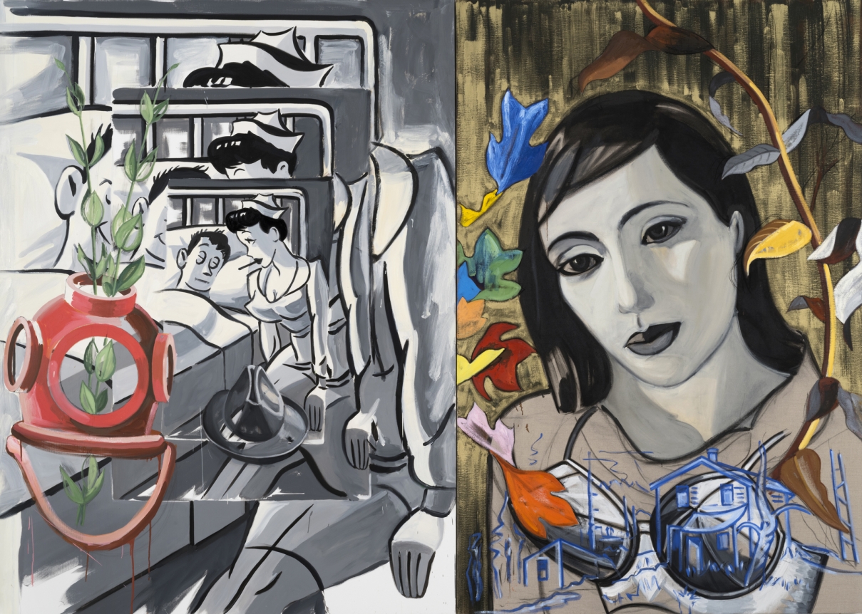 David Salle Equivalence, 2018