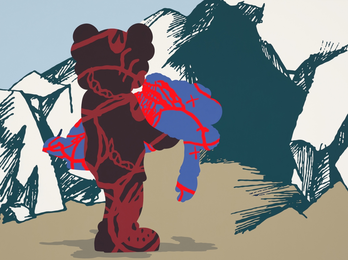 KAWS OLD HABITS, 2018 Painting