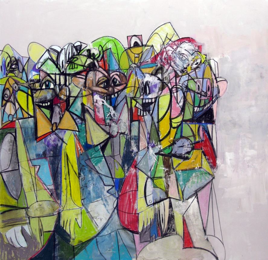 George Condo Compression II