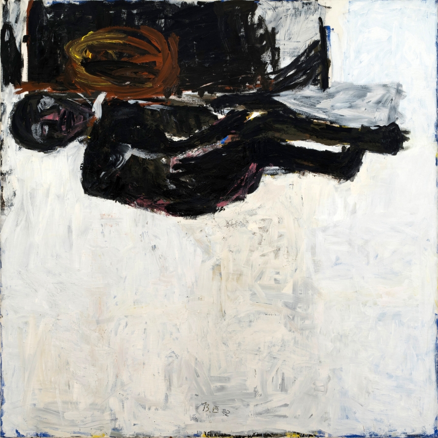 Georg Baselitz, Mann Im Bett, 1982