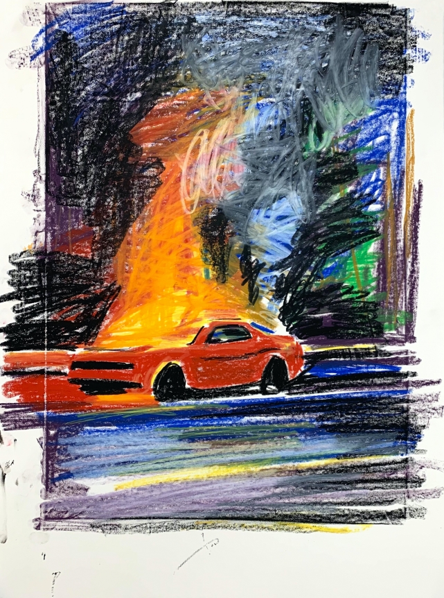 Enoc Perez, Untitled (charger)