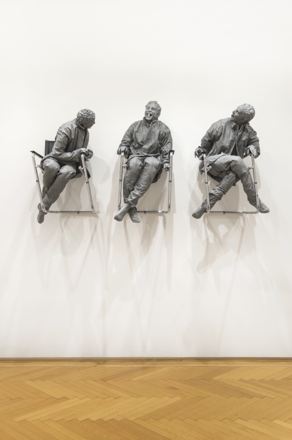 Juan Muñoz Three Laughing at One, 2000