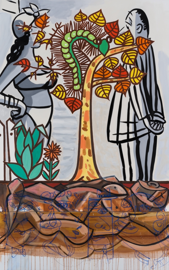 David Salle Under the Earth, 2020