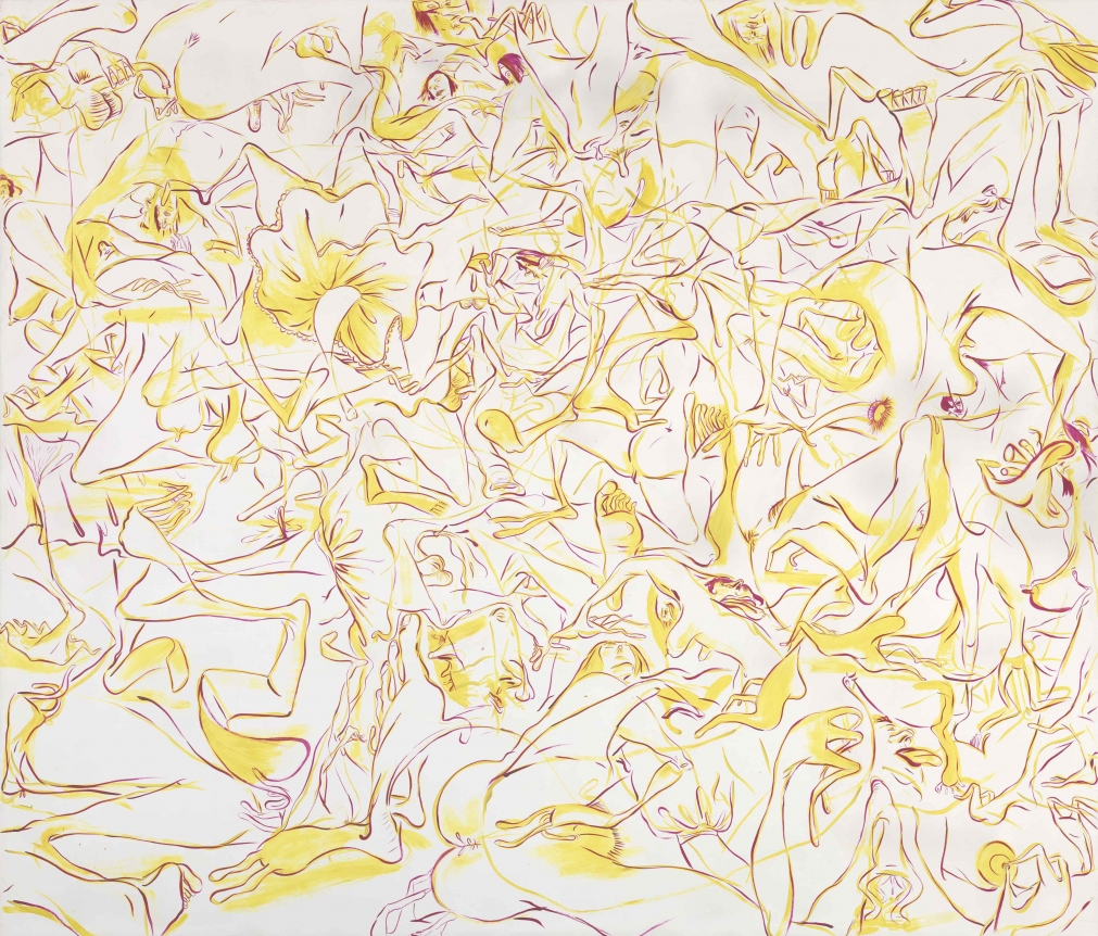 Sue Williams New Flooby Yellow, 1997