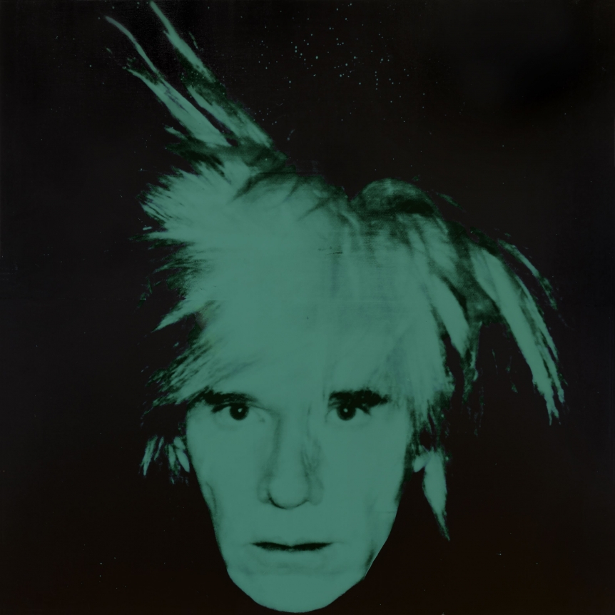 Andy Warhol, Self-Portrait (Fright Wig), 1986