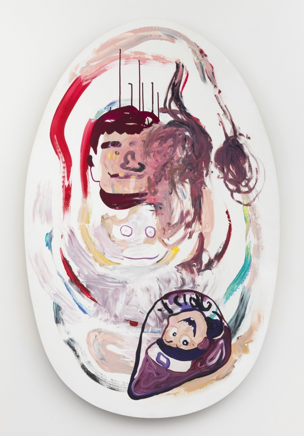Mike Kelley The Thirteen Seasons (Heavy On The Winter) #5: Summer's Rage, 1994 acrylic on wood panel