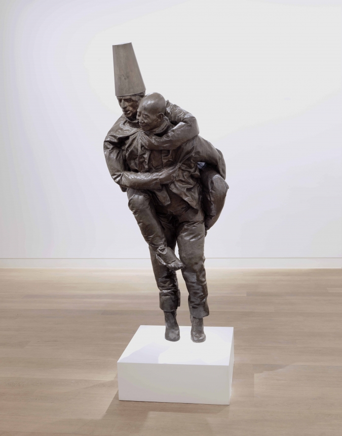Juan Muñoz Piggyback (Chinese Down), 1997