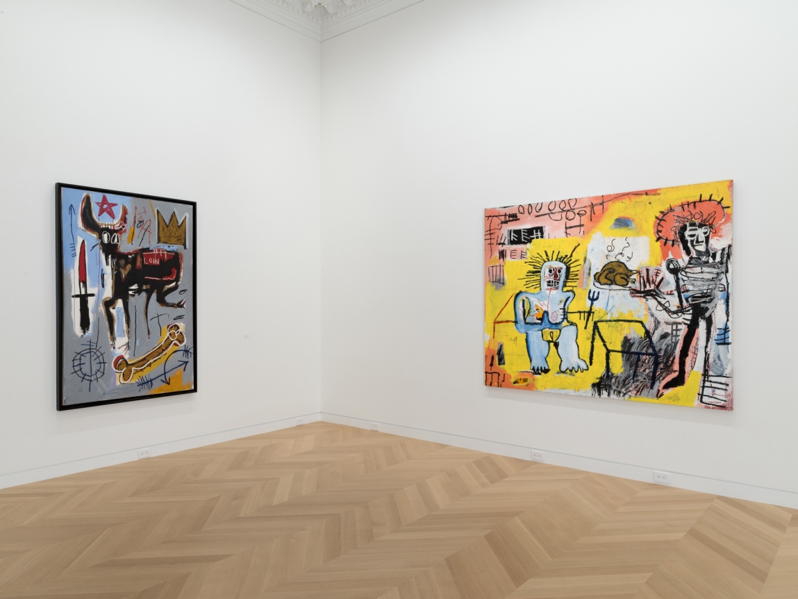 © Georg Baselitz. © Estate of Jean-Michel Basquiat. Licensed by Artestar, New York. Courtesy of Skarstedt, New York.