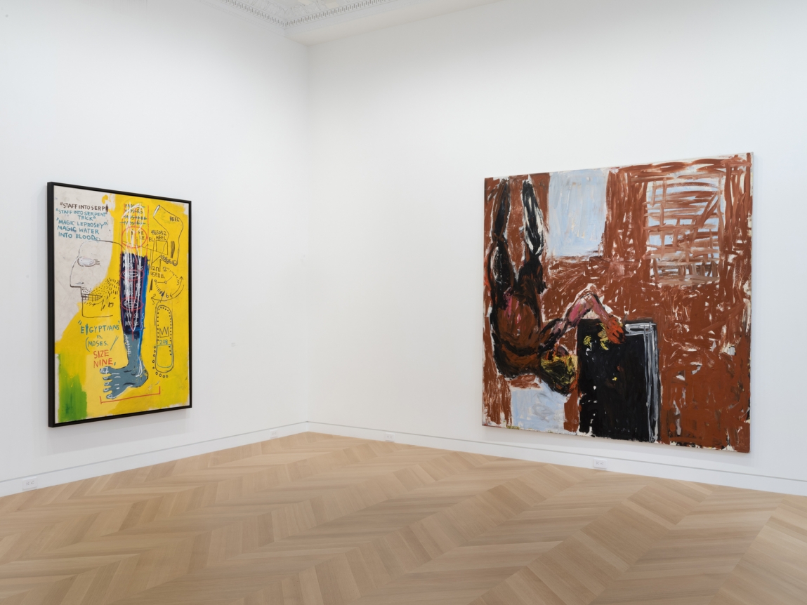 © Georg Baselitz. © Estate of Jean-Michel Basquiat. Licensed by Artestar, New York. Courtesy of Skarstedt, New York.