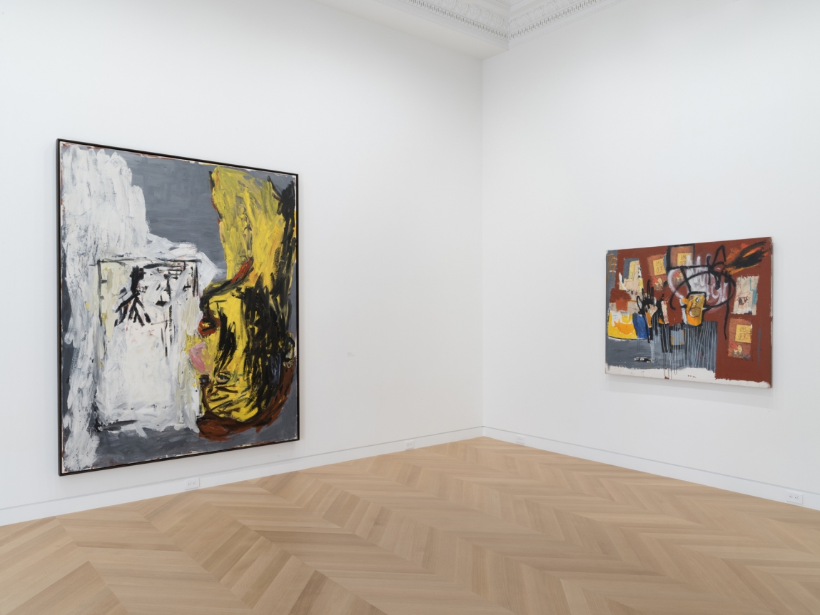 © Georg Baselitz. © Estate of Jean-Michel Basquiat. Licensed by Artestar, New York. Courtesy of Skarstedt, New York.