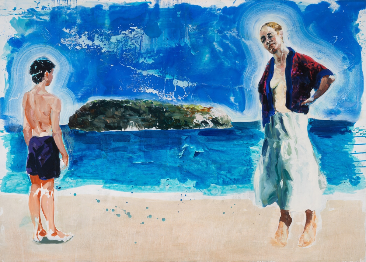 Eric Fischl, Preparing to Swim the Channel
