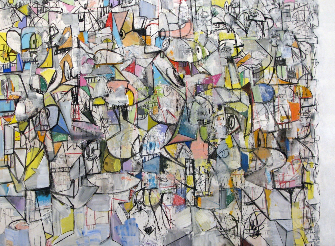 George Condo Compression VI
