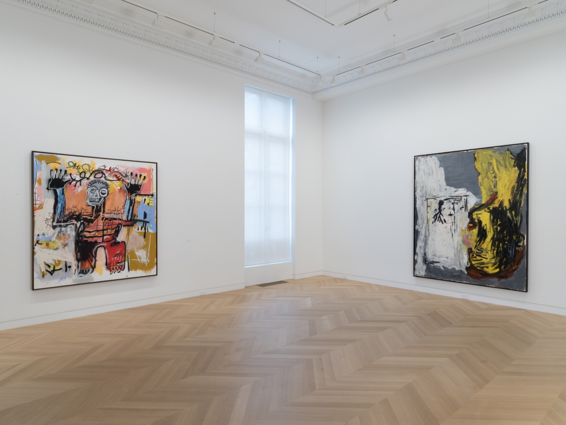 © Georg Baselitz. © Estate of Jean-Michel Basquiat. Licensed by Artestar, New York. Courtesy of Skarstedt, New York.