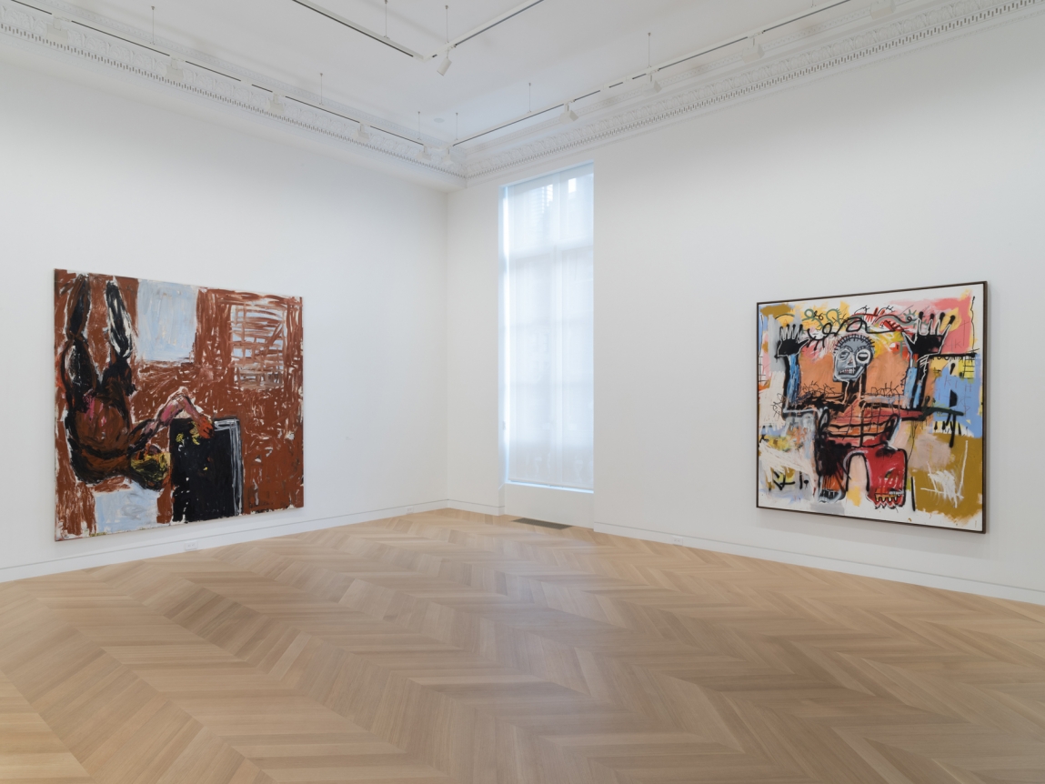 © Georg Baselitz. © Estate of Jean-Michel Basquiat. Licensed by Artestar, New York. Courtesy of Skarstedt, New York.