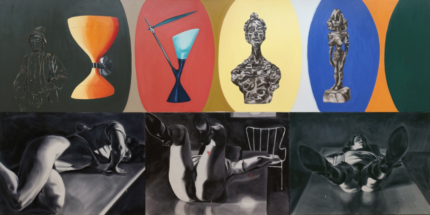 David Salle Fooling with your Hair, 1985