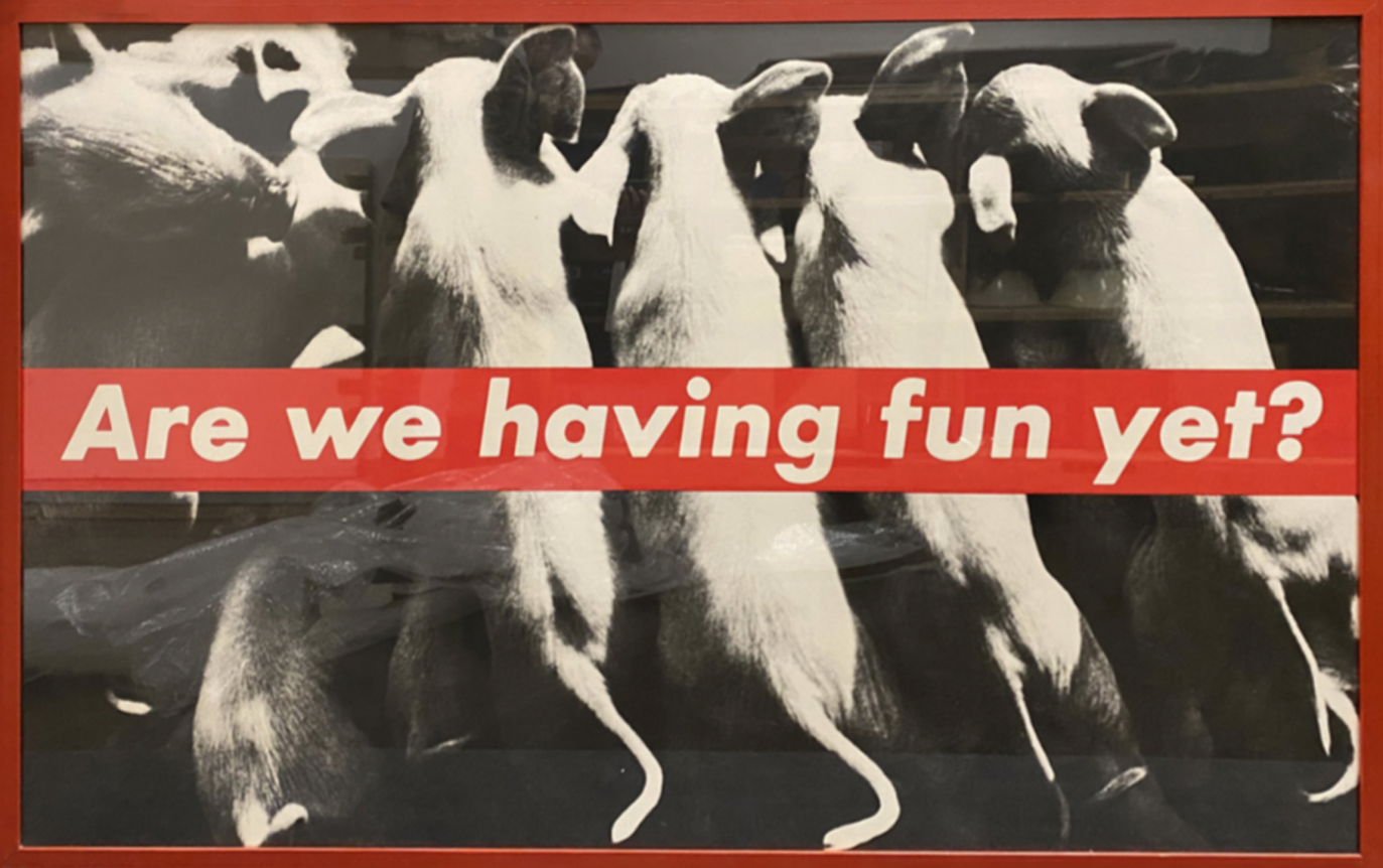 Barbara Kruger Are We Having Fun Yet?, 1987