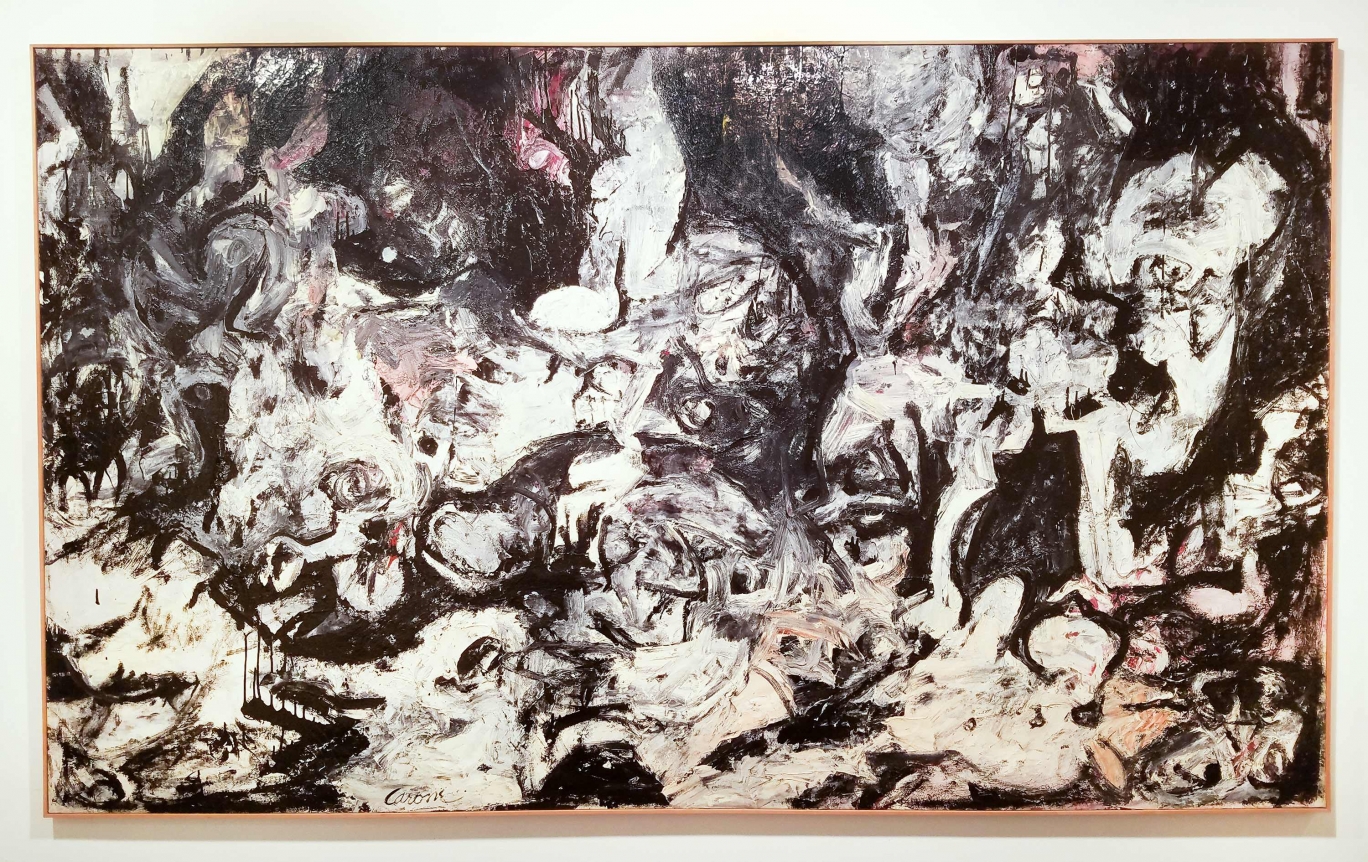 Nicolas Carone black and white abstract