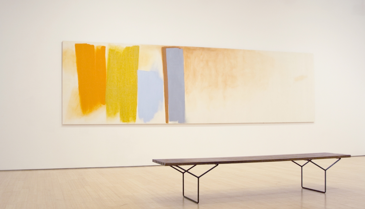 Friedel Dzubas color field long painting