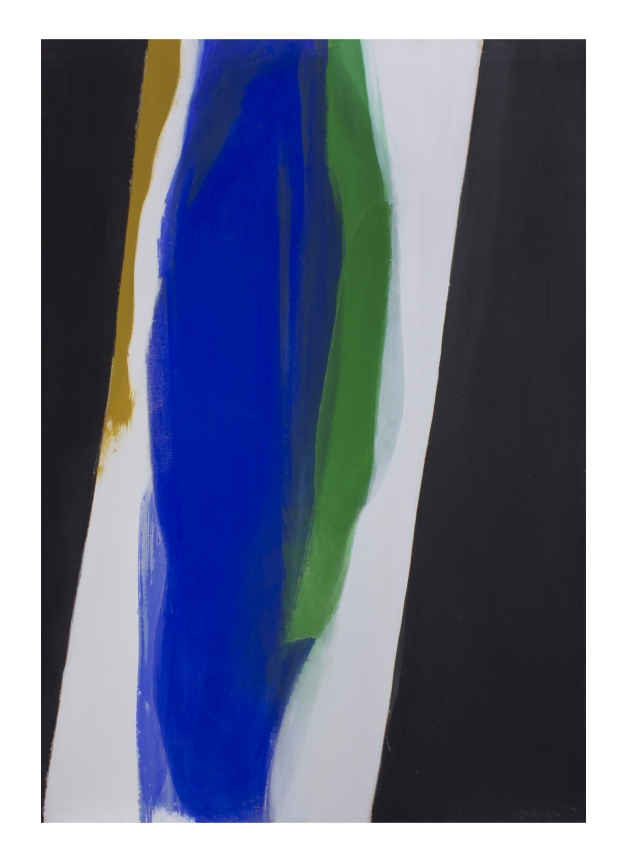 Cleve Gray, Pele, Hawaii painting, Blue green black