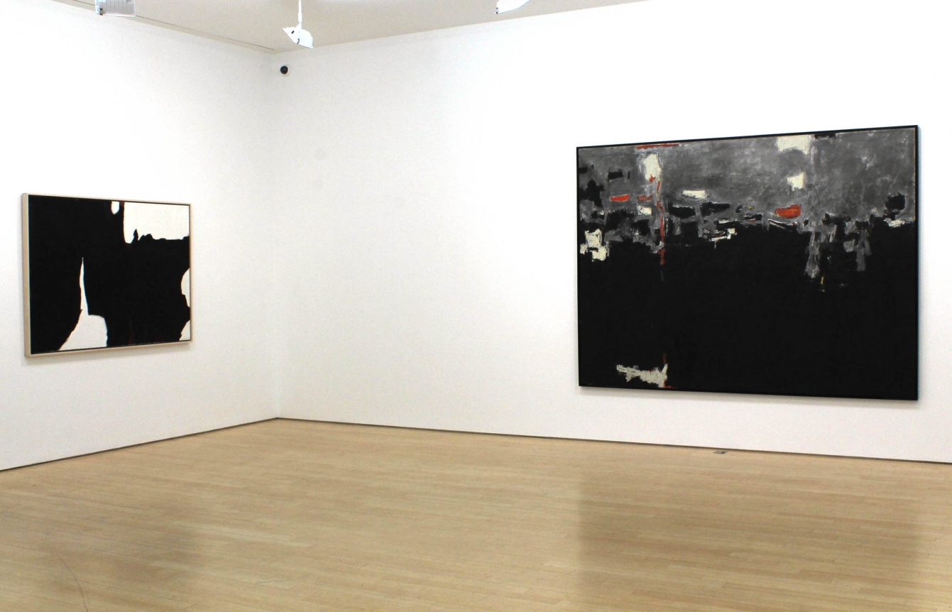 Untitled, 1960; Silver-Grey & Black, 1958, 