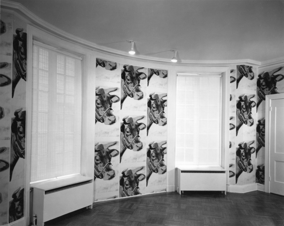Andy Warhol Wallpaper Clouds Exhibitions Castelli Gallery