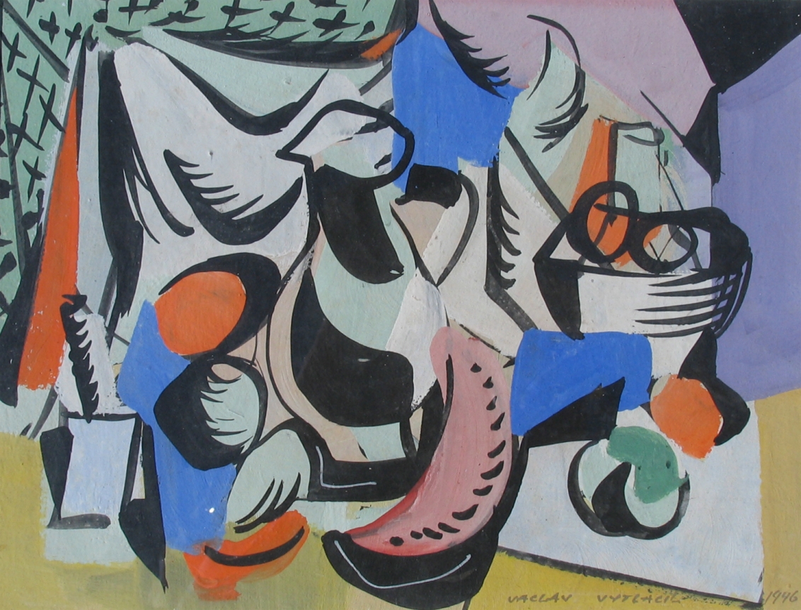 Vaclav Vytlacil 1946 painting entitled "Still Life II".