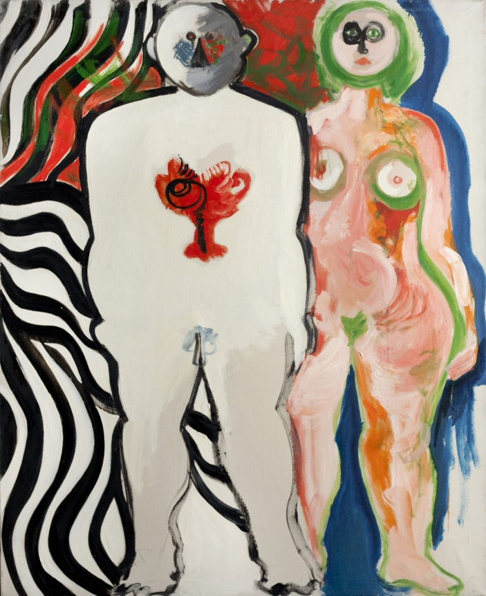 Untitled oil painting by Miriam Laufer.