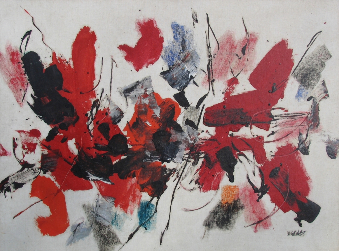 John Von Wicht oil painting entitled "Red's Moving".