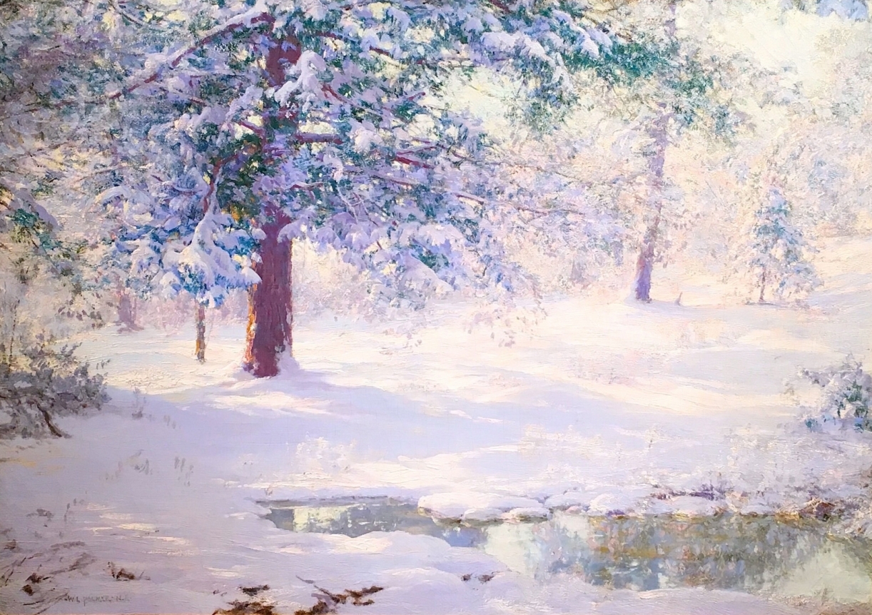 Walter Launt Palmer untitled oil painting titled from sold archive.