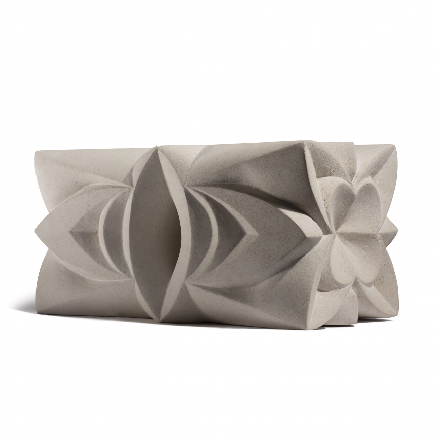 Halima Cassell Neo 2008 Portland stone 16 x 8 in.