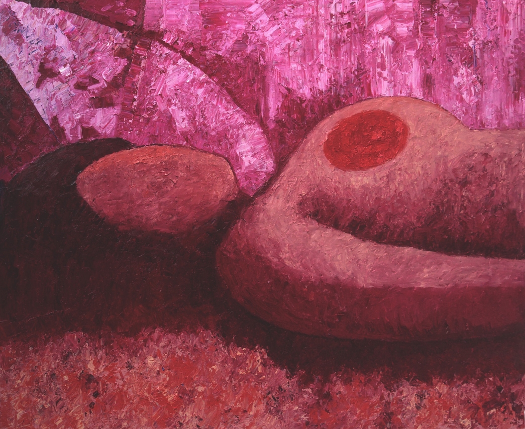 Sharmistha Ray BED OF ROSES #3 2013 Oil on canvas 60 x 72 in.