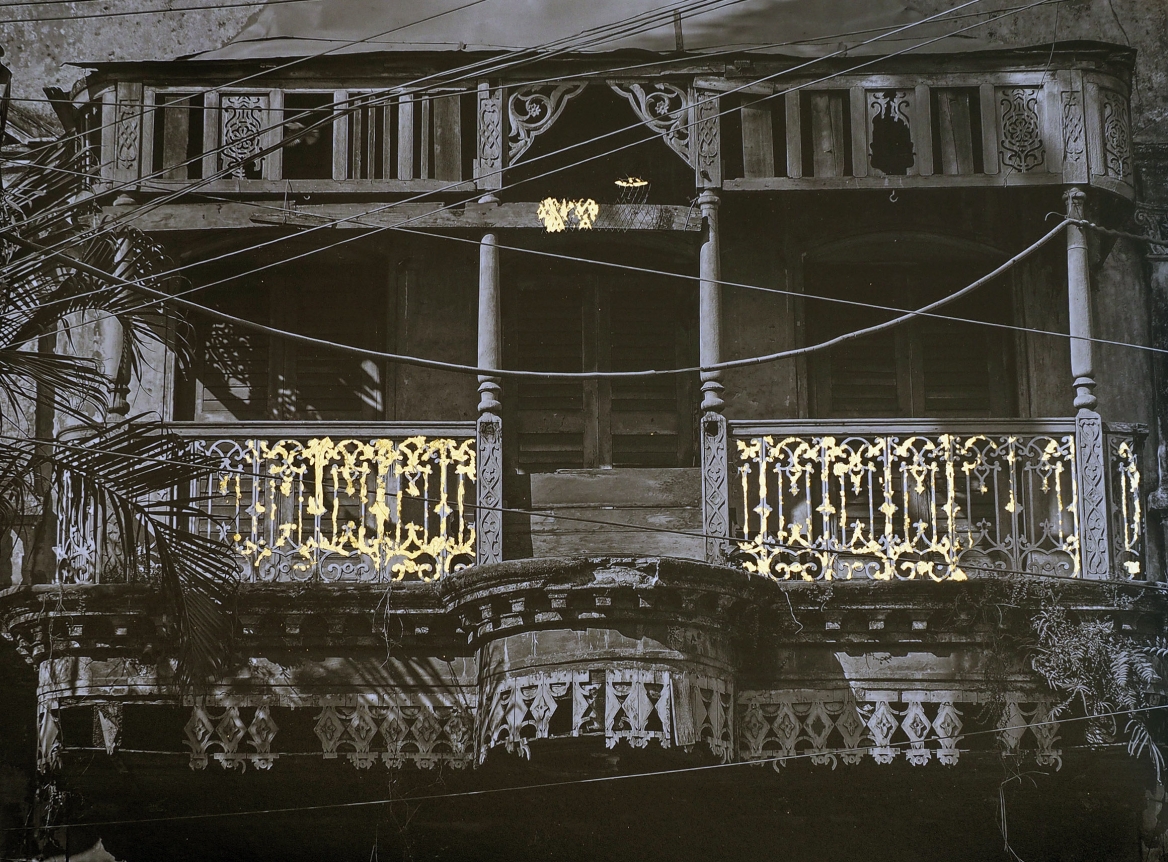 Najmun Nahar Keya Kintsugi Dhaka (2) Photograph on archival paper, gold leaf, archival glue 17 x 13 in. 2019