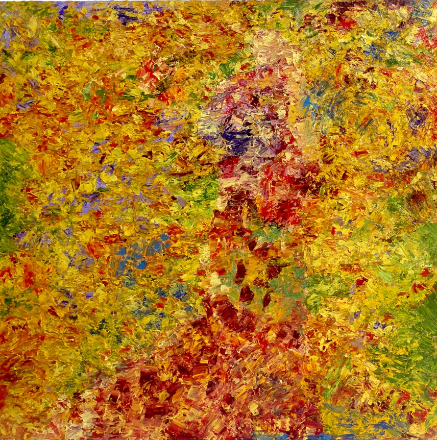 Sharmistha Ray FIELDS OF GOLD #2 2013 Oil on linen 60 x 60 in.