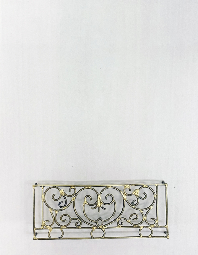 Najmun Nahar Keya Yume-no-sen (3) Gas welded brass and gold leaf on Japanese paper, wood, archival glue 16 x 11.5 in. 2019