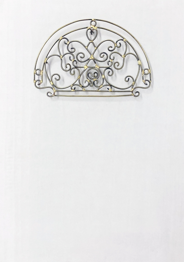 Najmun Nahar Keya Yume-no-sen (2) Gas welded brass and gold leaf on Japanese paper, wood, archival glue 16 x 11.5 in. 2019
