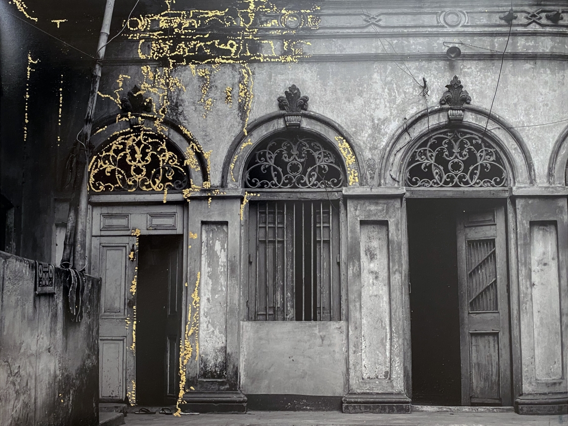 Najmun Nahar Keya Kintsugi Dhaka (8) Photograph on archival paper, gold leaf, archival glue 17 x 13 in. 2019