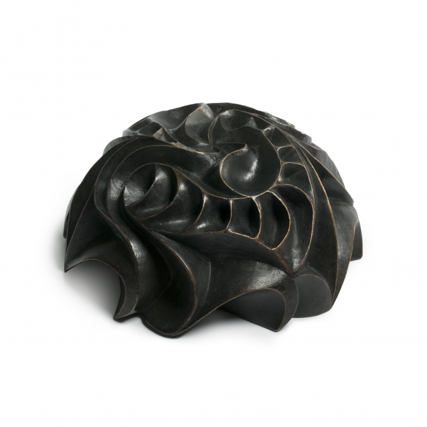 Halima Cassell Staccato 2019 Bronze 6 x 12 in.
