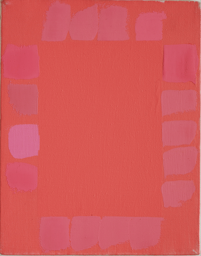 Untitled, c. 1976-77, oil on canvas, 10 x 8 in.
