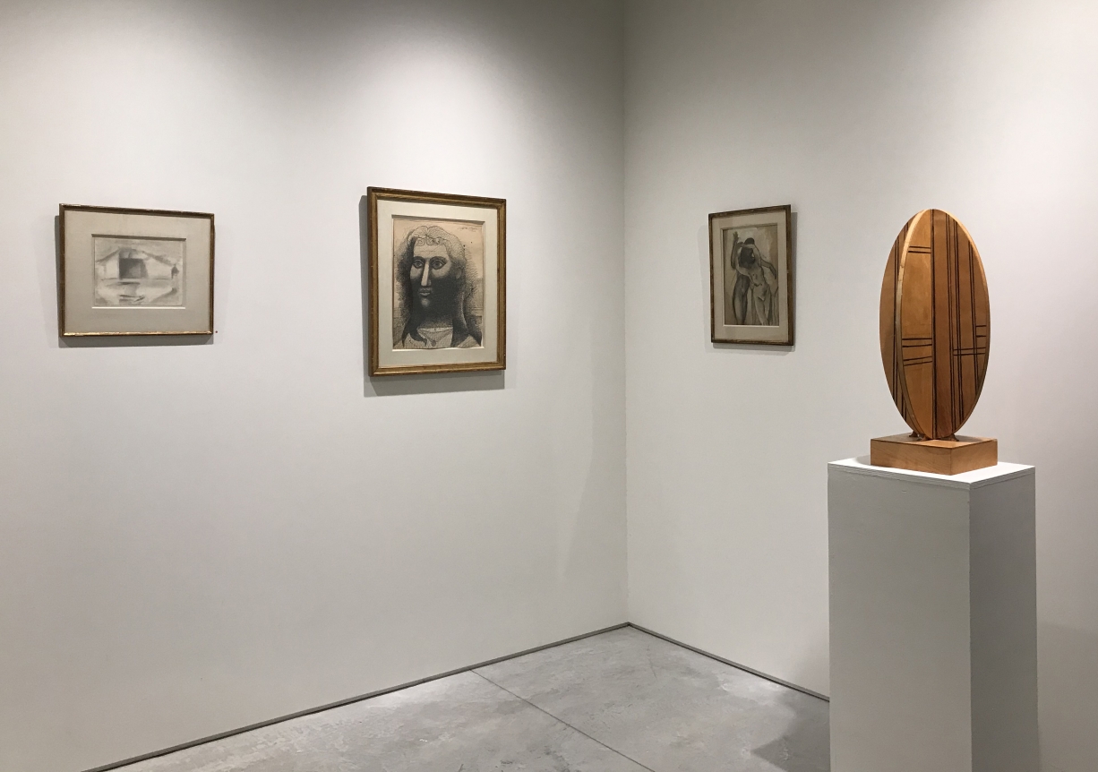 Edwin Dickinson, Culvert, Shelldrake, 1943, pencil on paper, 7 1/2 x 9 1/2 in.