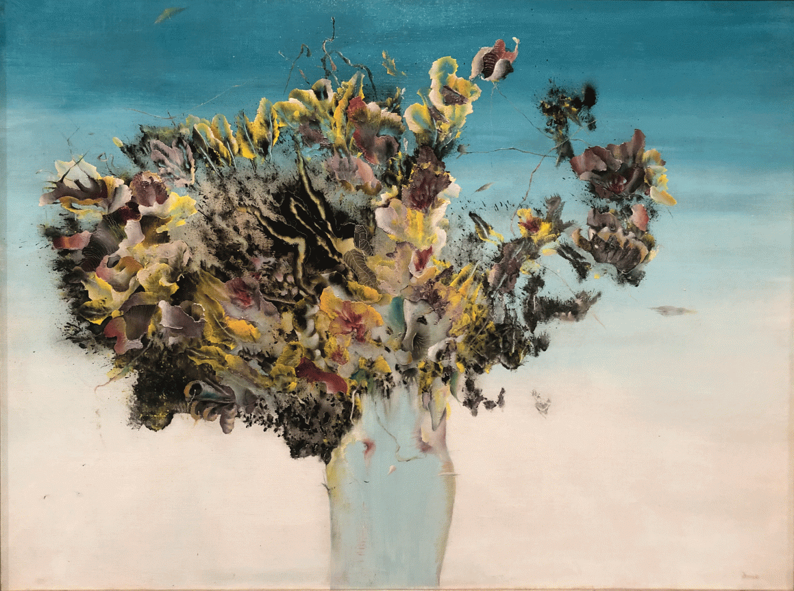 Araignée, c.1944-45, oil on canvas, 30-1/4 x 40 in.