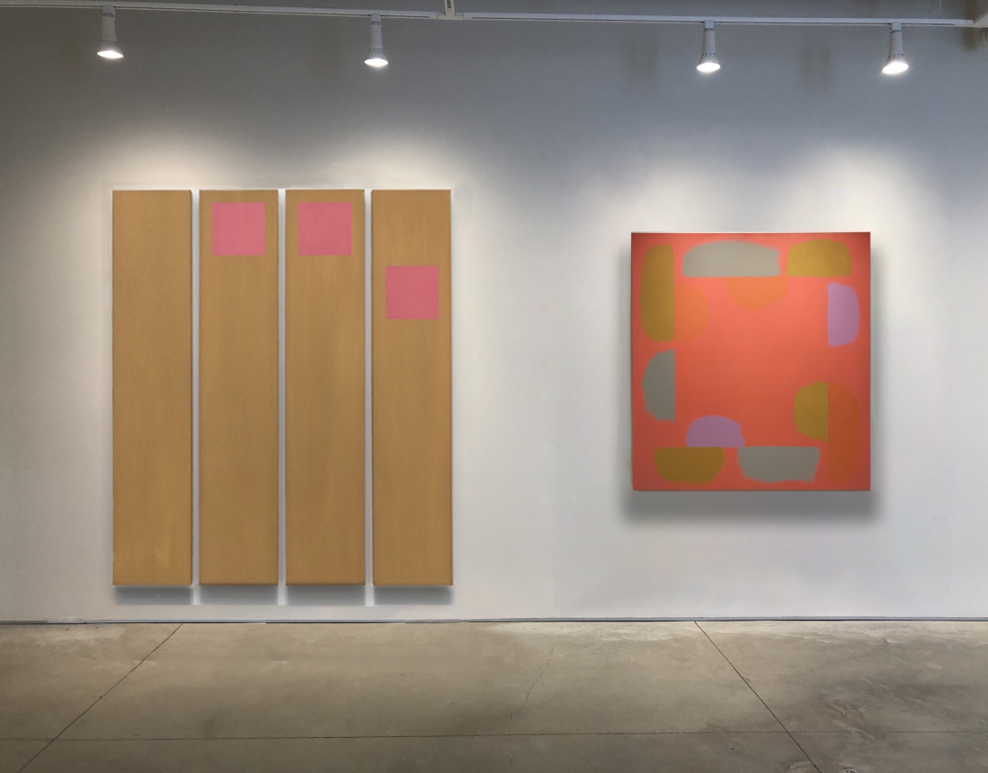 No. 5 (From left) Doug Ohlson, "Slip," 1967, acrylic on canvas, 90 x 87 in. 