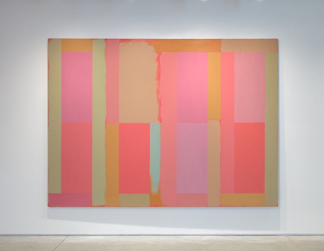 Harlequin, 1983, acrylic on canvas, 76 x 104 in.