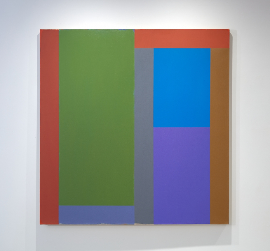Close Tone, 1984, oil and acrylic on canvas, 62 x 60 in.
