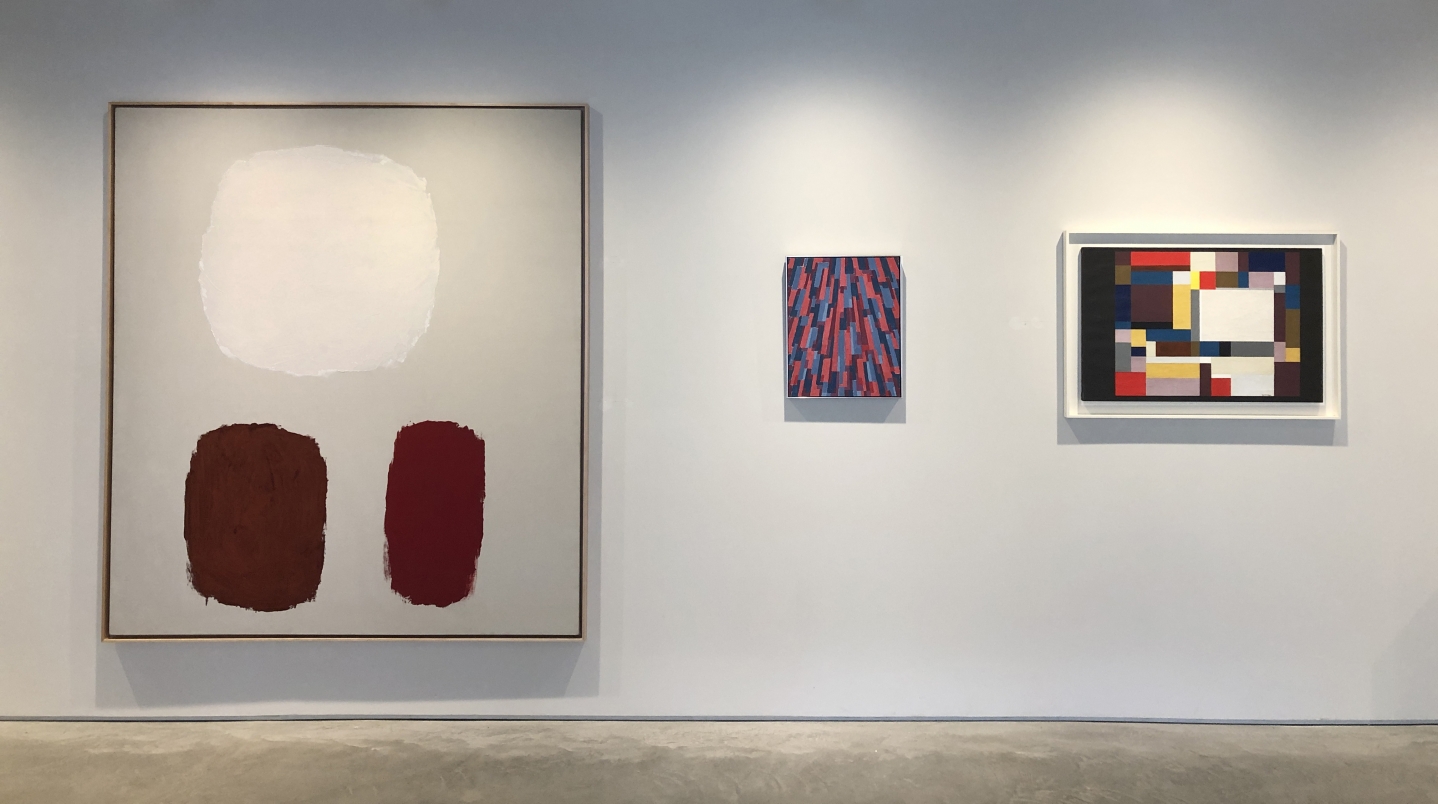 From Right to Left:, ILYA BOLOTOWSKY (1907-1981), Black Light, 1950, Oil on canvas, 22 x 34 in.
