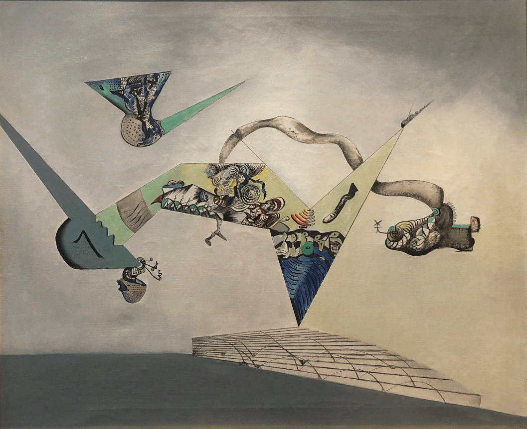 Medisance de l’air, 1947, oil on canvas, 25 x 30 in.
