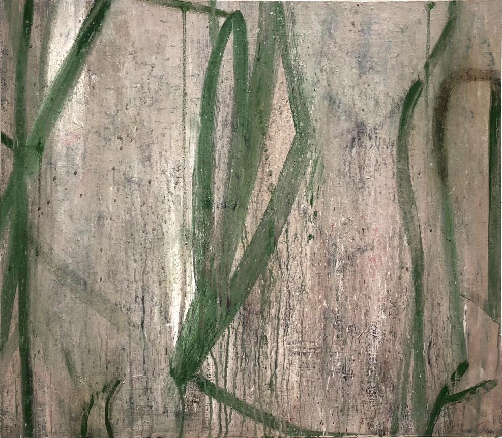Ancient Light, 2013, acrylic and dry pigment on wood, 27 x 24 in.