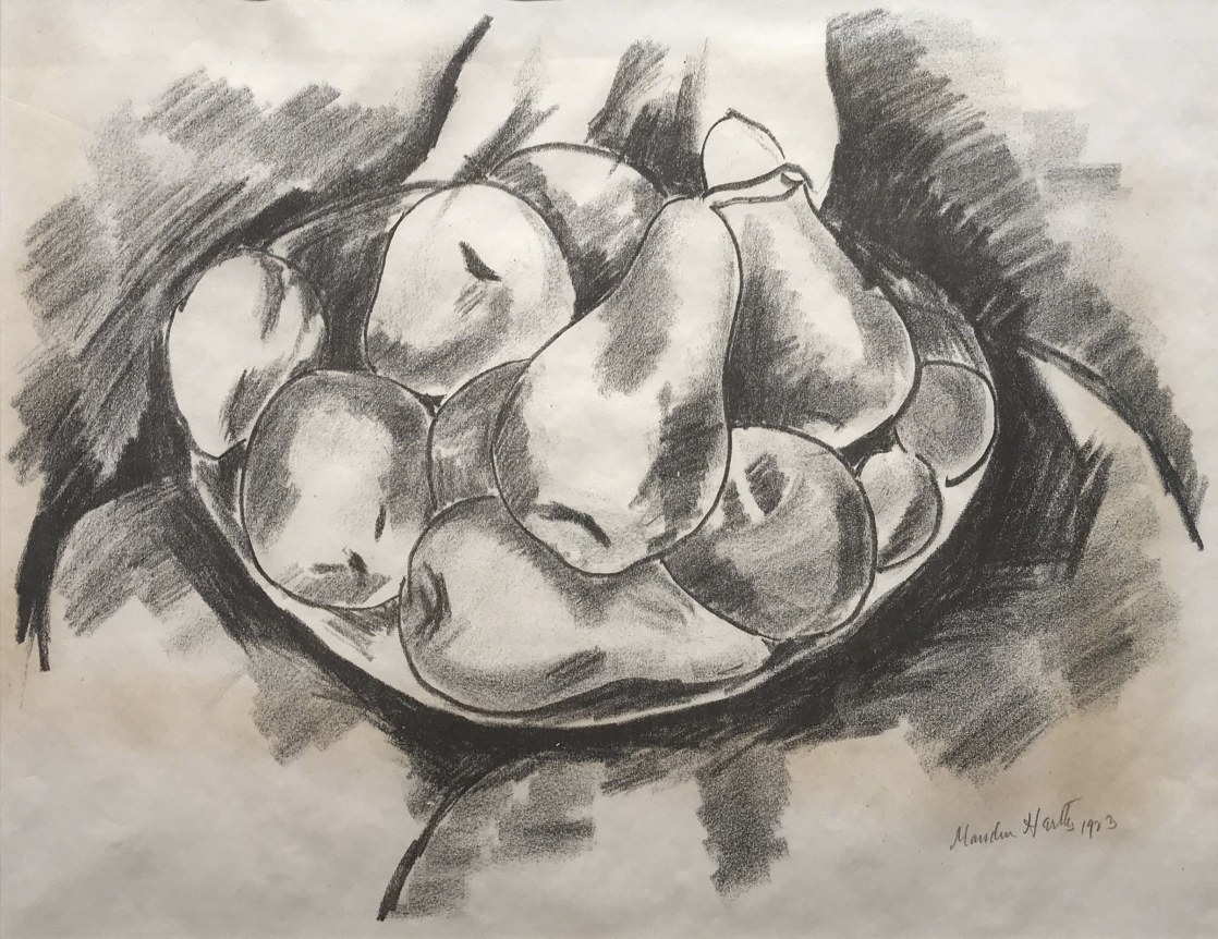 Marsden Hartley Pears, 1923, lithograph, 13 x 17 in. (sight size), signed and dated l.r. 